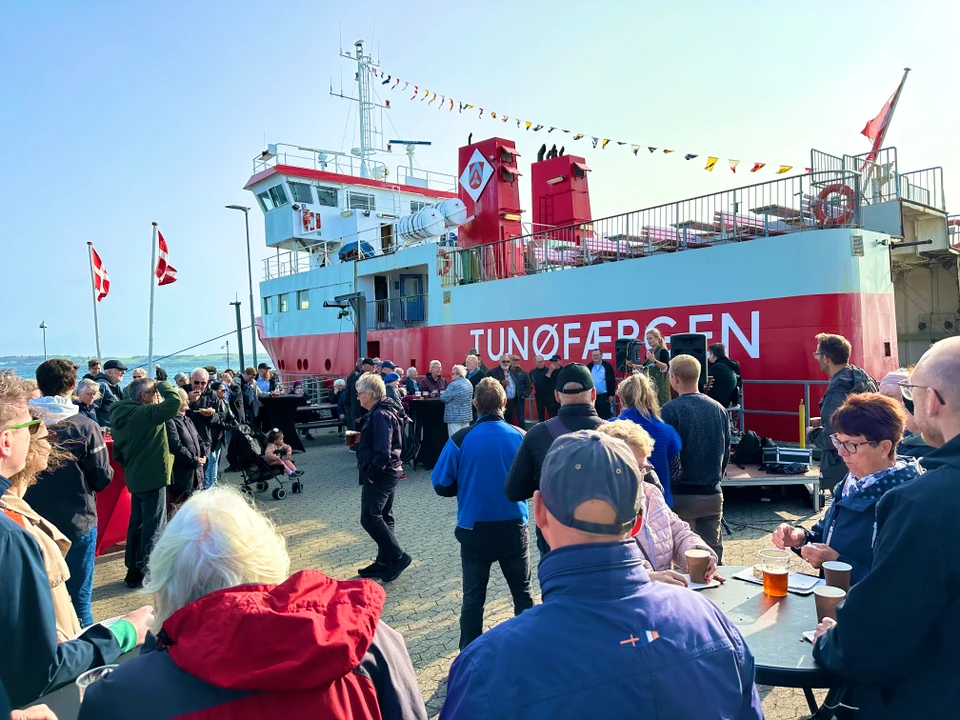 Fejring af Tunøfærgens 30 års jubilæum