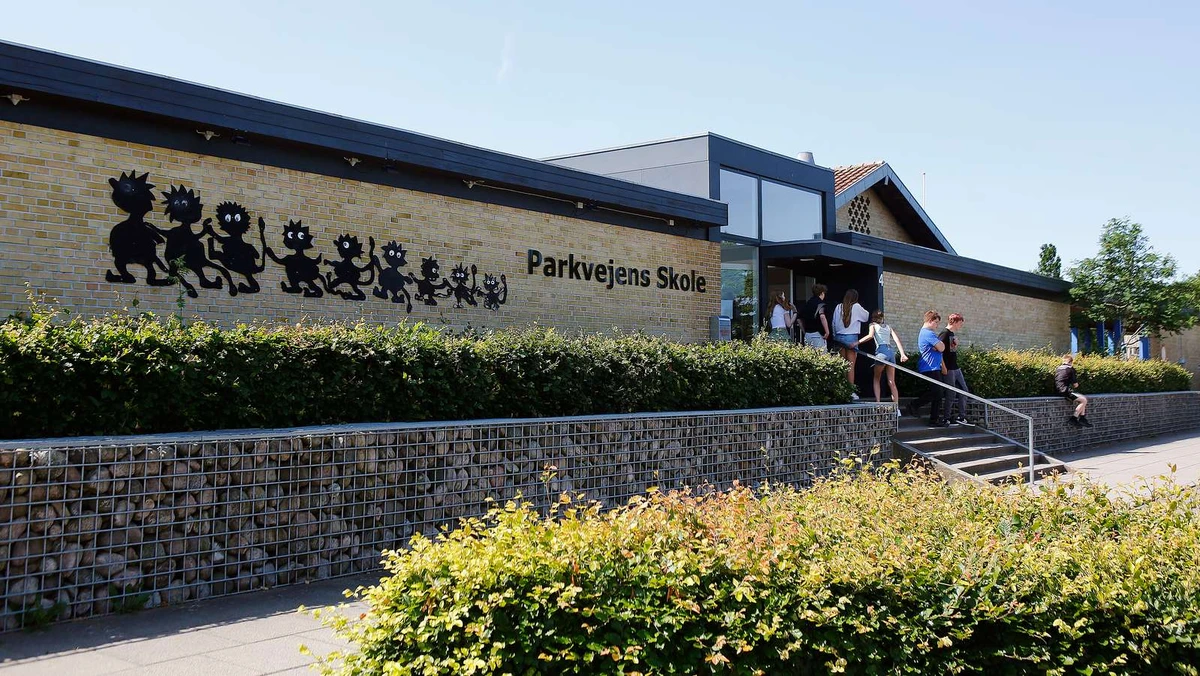Billede af parkvejens skole