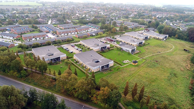 Bronzealdervej set fra drone